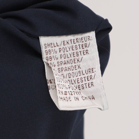 BADGLEY MISCHKA COLLECTION Cap-Sleeve Sweetheart Column Crepe Gown Navy Size 8 - Picture 8 of 8